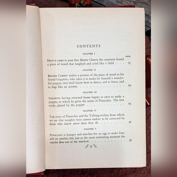 1939 Vintage Collectible Pinocchio by C Collodi Hardback Book - Picture 11 of 16